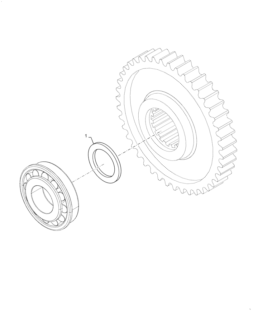 Схема запчастей Case IH PUMA1804 - (21.148.AC[03]) - CENTRAL REDUCTION GEAR, SHIM (21) - TRANSMISSION