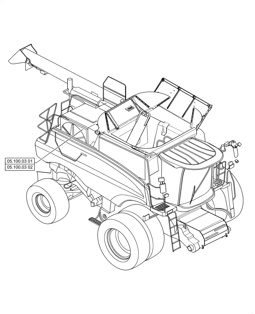 Схема запчастей Case IH 5088 - (05.000.00) - SECTION INDEX - MACHINE COMPLETION & EQUIPMENT (05) - SERVICE & MAINTENANCE