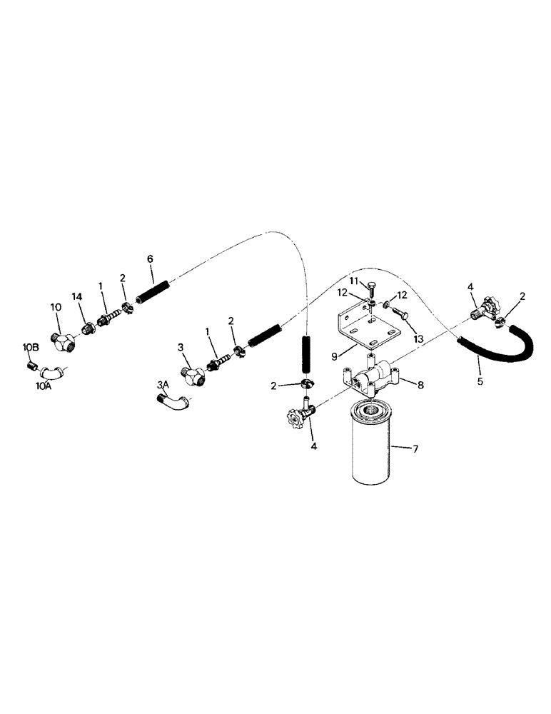 Схема запчастей Case IH ST220 - (04-06B) - WATER FILTER AND MOUNTING, CAT 3306, AFTER 10-1-82, ASN 2501 (04) - Drive Train