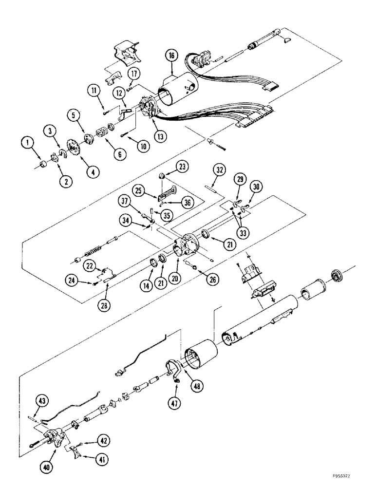 Схема запчастей Case IH 9350 - (5-06) - STEERING COLUMN ASSEMBLY (05) - STEERING