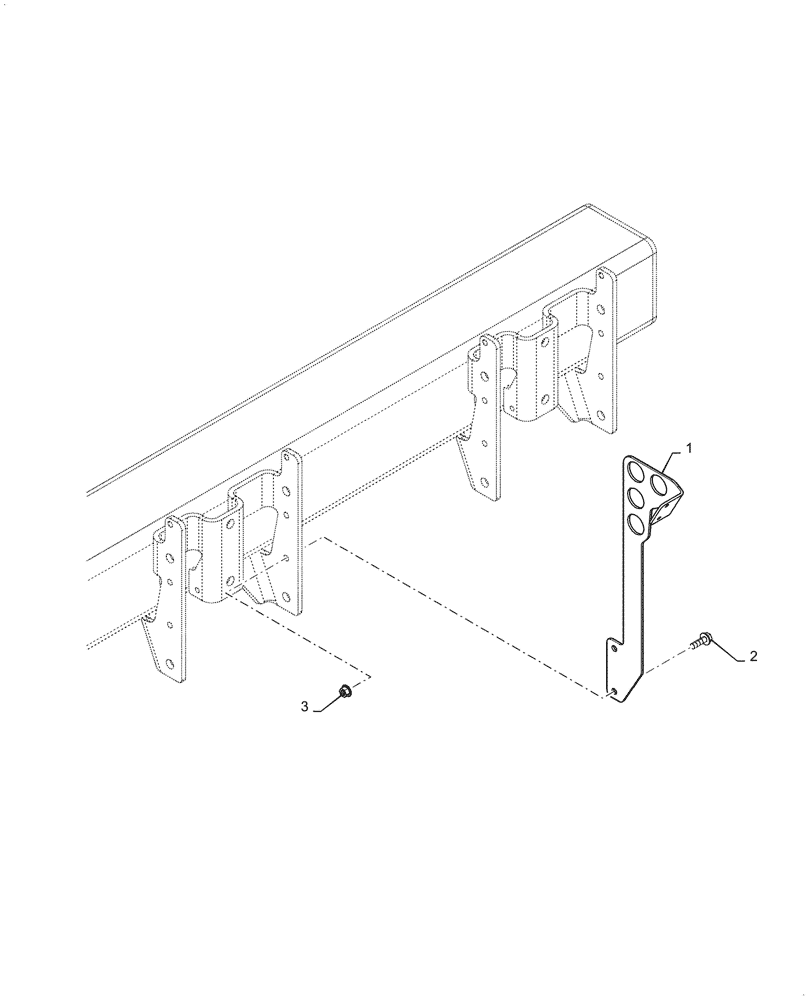 Схема запчастей Case IH 2150 - (61.904.AB[06]) - SEED TUBE BRACKET (61) - METERING SYSTEM