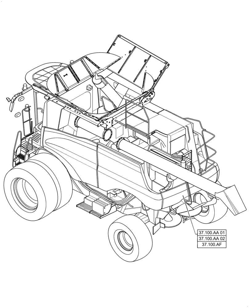 Схема запчастей Case IH 5088 - (37.000.00) - SECTION INDEX - HITCHES, DRAWBARS AND IMPLEMENT COUPLINGS (37) - HITCHES, DRAWBARS & IMPLEMENT COUPLINGS