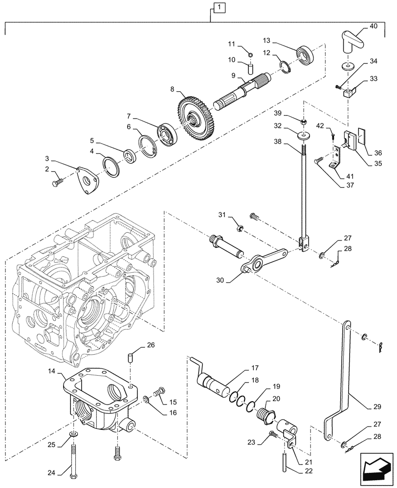 Схема запчастей Case IH MW166S - (88.100.31[01]) - DIA KIT, PTO DRIVE (88) - ACCESSORIES