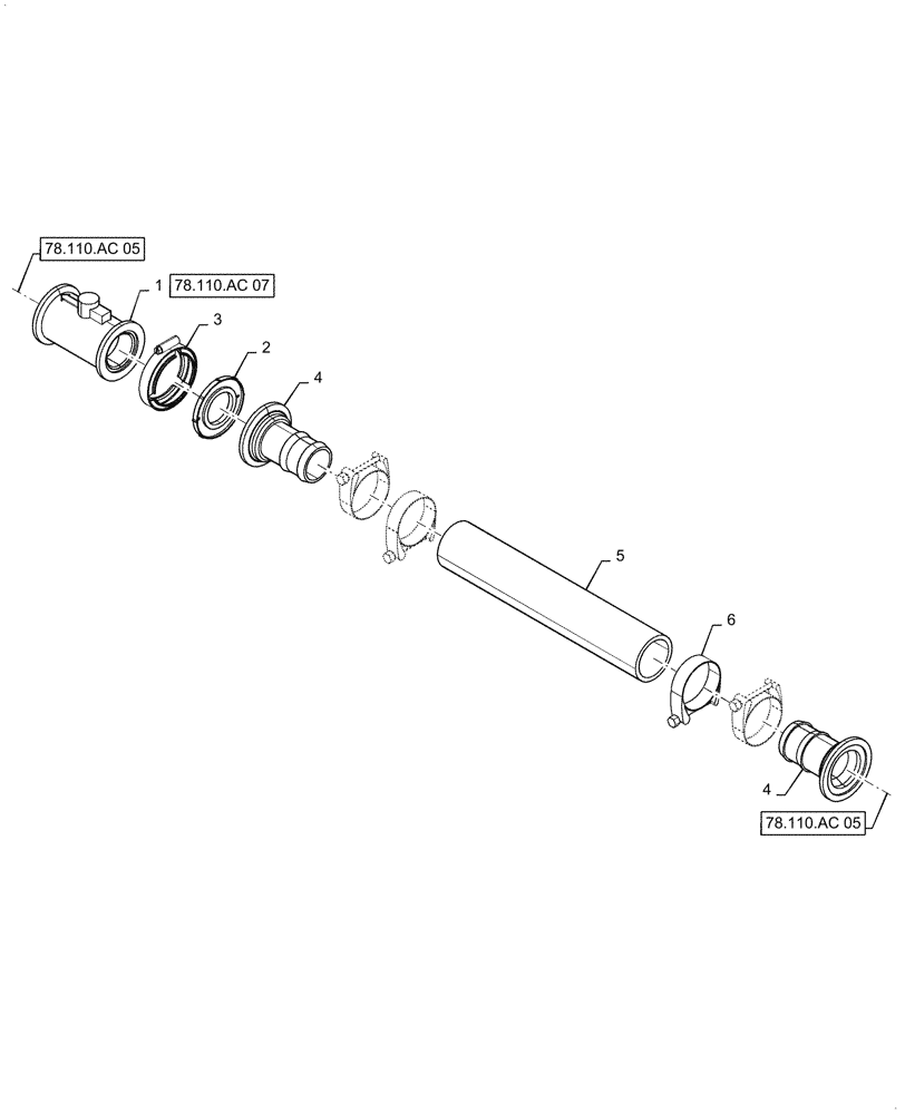 Схема запчастей Case IH PATRIOT 3240 - (78.110.AC[09]) - LOW FLOW FLOWMETER PLUMBING ASN YGT042518 (78) - SPRAYING