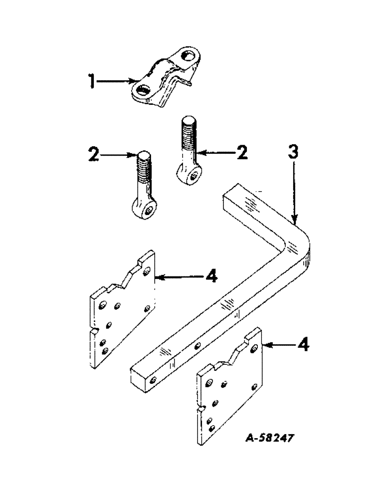 Схема запчастей Case IH 623 - (AJ-05) - APPLICATOR ATTACHING BAR UNIT 