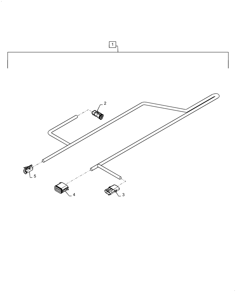 Схема запчастей Case IH 2150 - (55.516.AE[01]) - ROW UNIT SEED SENSOR HARNESS STANDARD (55) - ELECTRICAL SYSTEMS