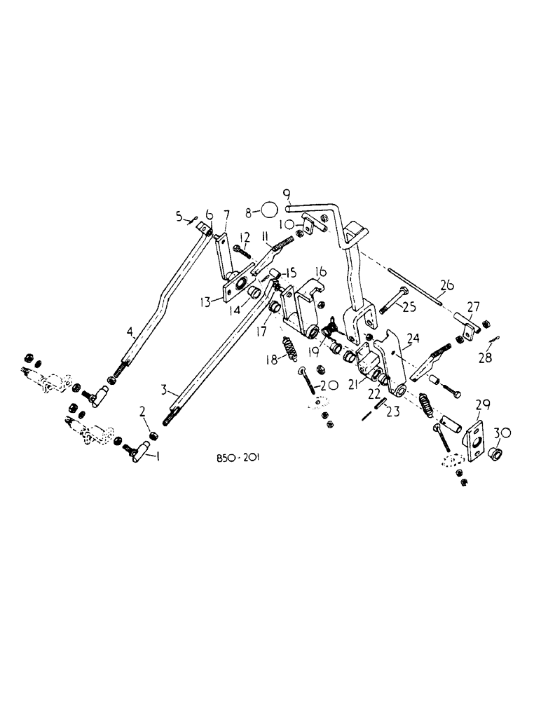 Схема запчастей Case IH 784 - (07-120) - RANGE CONTROLS, SYNCHRO, 4682 UP, CAB 206304 UP (04) - Drive Train