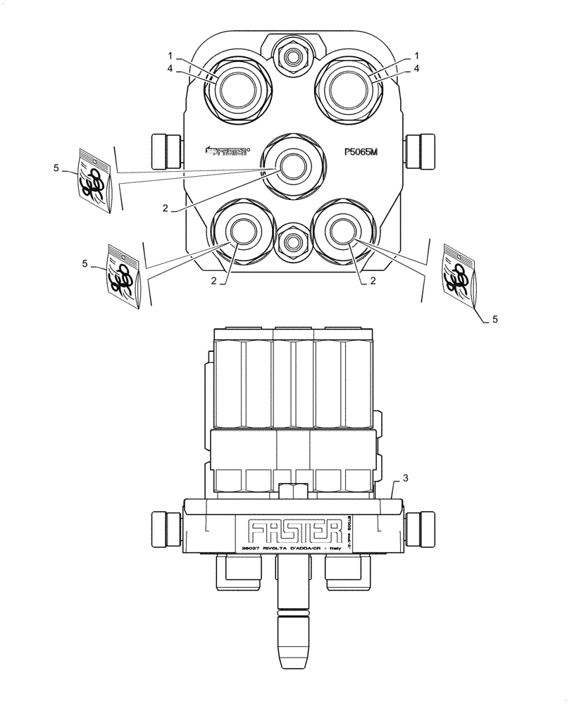 Схема запчастей Case IH 5140 - (35.518.AC[03]) - QUICK COUPLER, FEEDER (35) - HYDRAULIC SYSTEMS