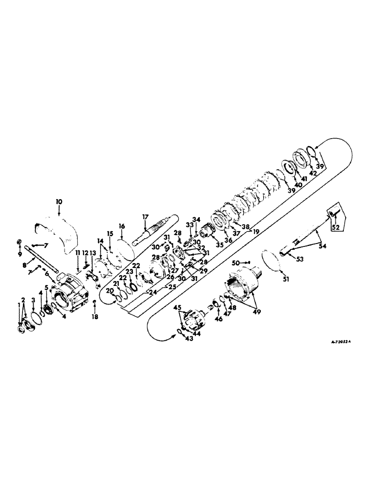 Схема запчастей Case IH 2504 - (158) - REAR FRAME AND DRIVING MECHANISMS, INDEPENDENT POWER TAKE-OFF, CLUTCH TYPE, REAR UNIT Rear Frame & Driving Mechanisms