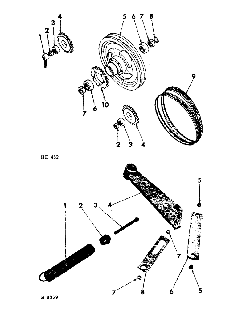 Схема запчастей Case IH 201 - (C-003) - JACKSHAFT (58) - ATTACHMENTS/HEADERS