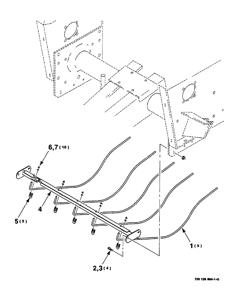 Схема запчастей Case IH 8455 - (3-02) - WINDGUARD ASSEMBLY Pickup