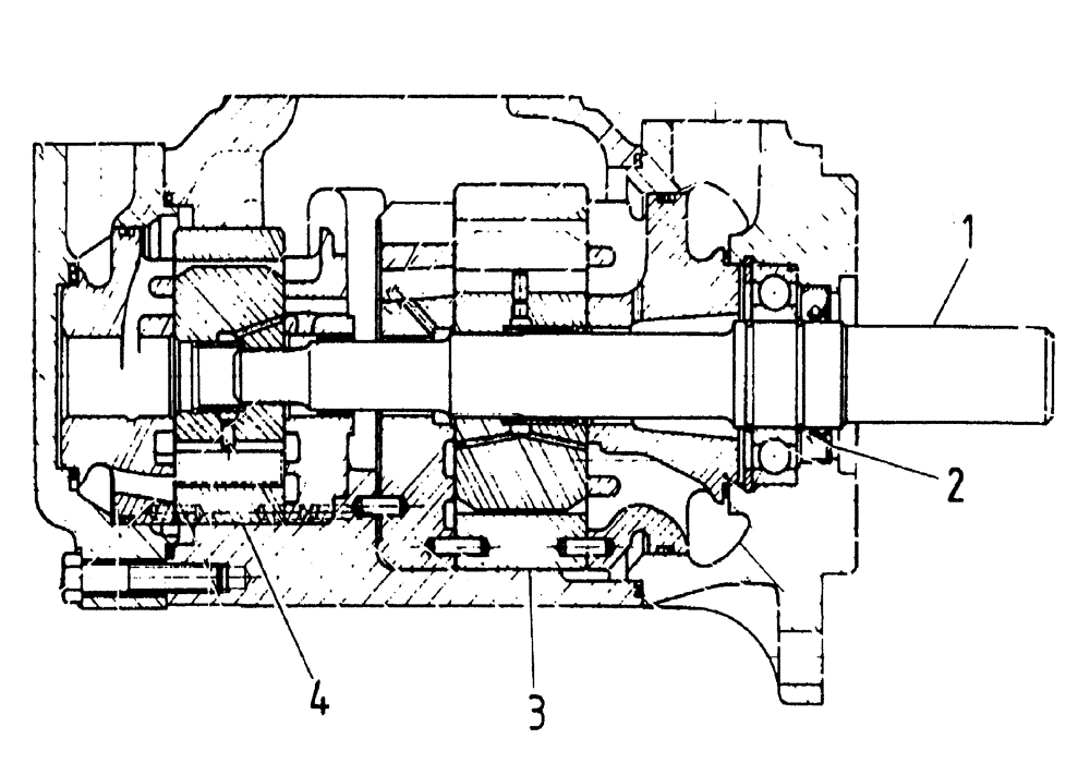 Схема запчастей Case IH 7700 - (B04[05]) - HYDRAULIC PUMP DENISON {REAR TANDEM} Hydraulic Components & Circuits