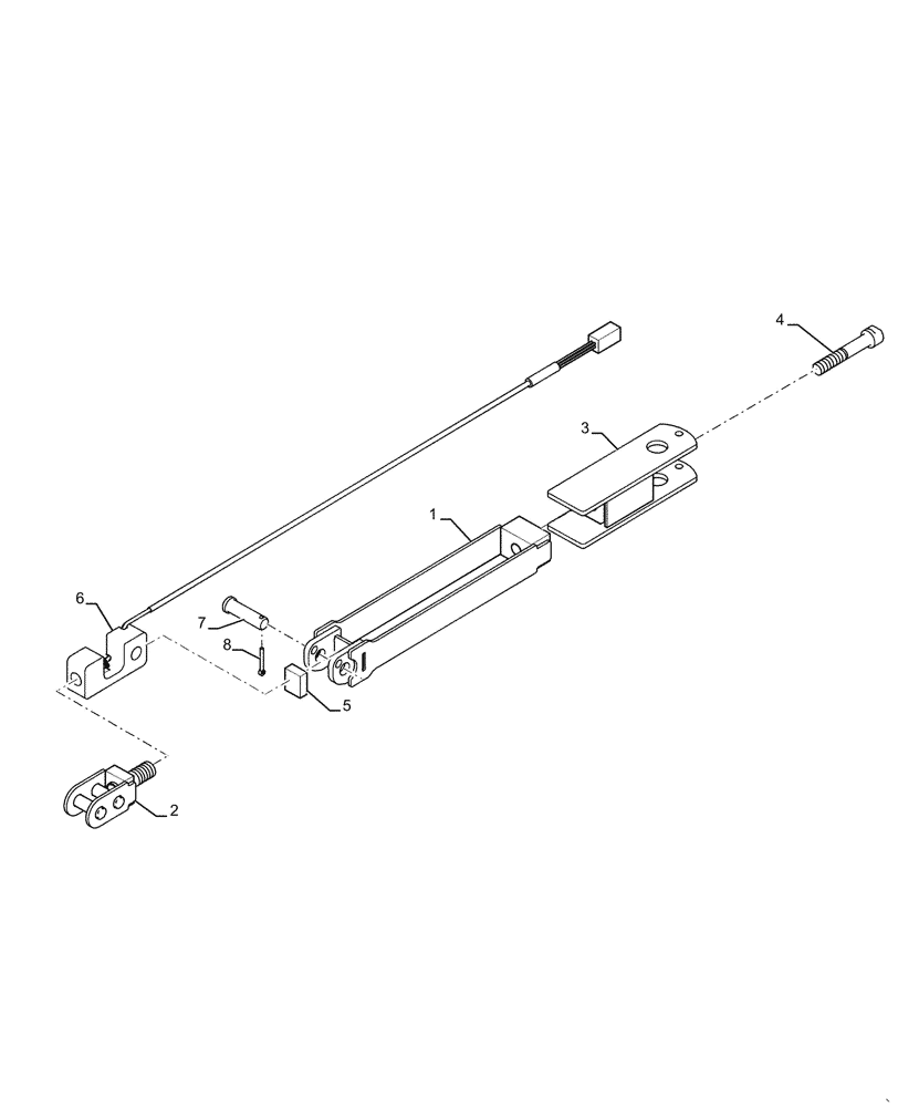 Схема запчастей Case IH 2150 - (75.200.AF[06-01]) - DEPTH CONTROL LINKAGE WITH LOAD CELL (75) - SOIL PREPARATION