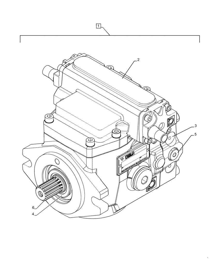 Схема запчастей Case IH WD1904 - (29.218.AH[02]) - MOTOR, WHEEL, HIGH SPEED (29) - HYDROSTATIC DRIVE