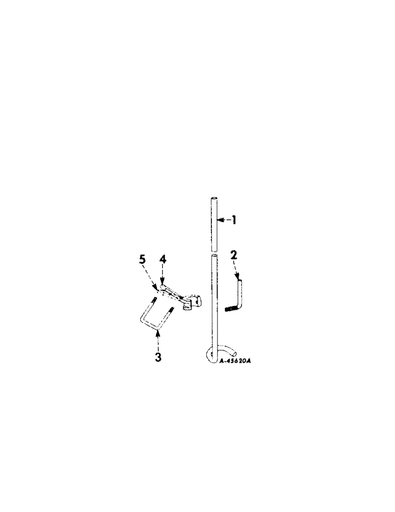 Схема запчастей Case IH 665A - (AE-21[B]) - SUPPORT STAND 