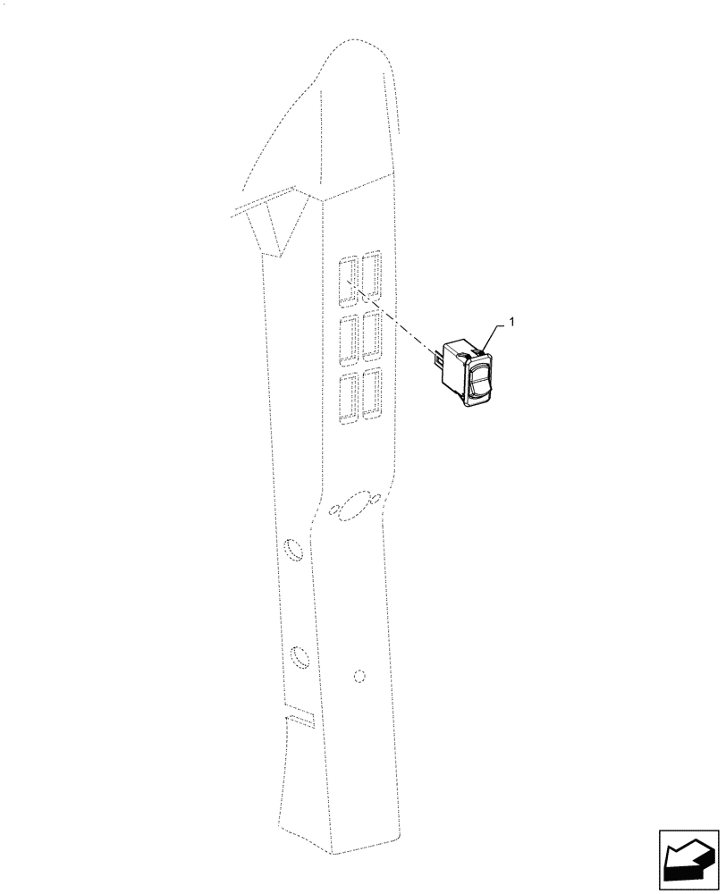 Схема запчастей Case IH PUMA1804 - (55.512.CS[04]) - CAB COMMANDS (55) - ELECTRICAL SYSTEMS