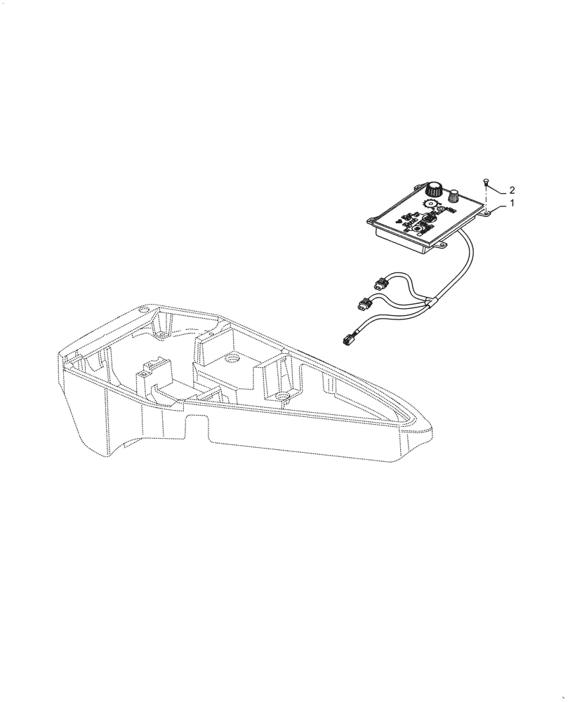 Схема запчастей Case IH PUMA1804 - (90.151.AG[06]) - ARMREST, CONTROL UNIT, COVER (90) - PLATFORM, CAB, BODYWORK AND DECALS