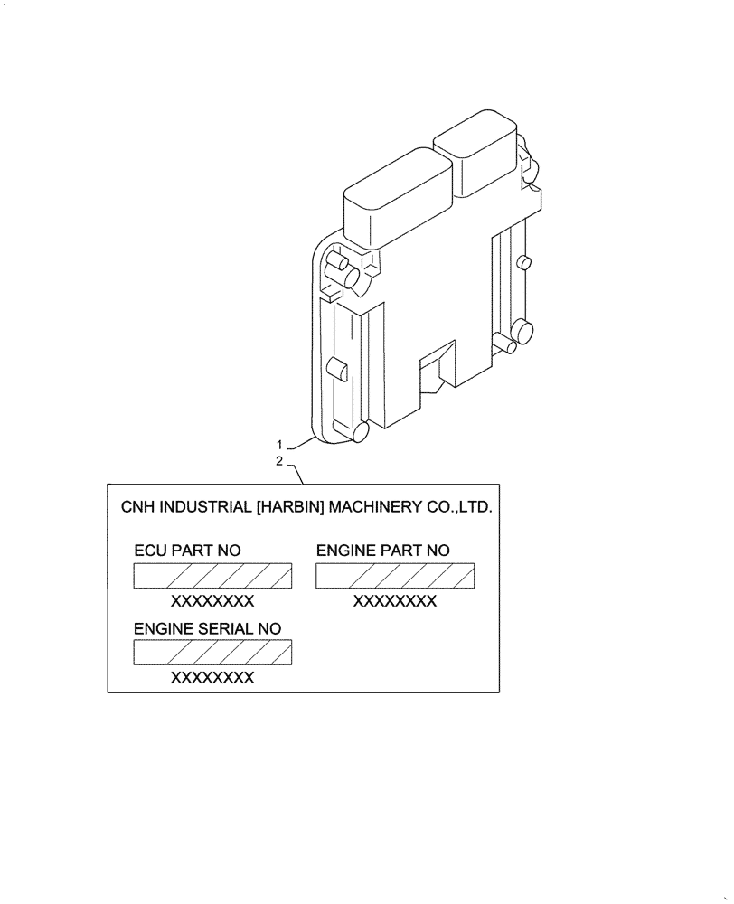 Схема запчастей Case IH PUMA1804 - (55.015.AA[03]) - ELECTRONIC CONTROL UNIT (55) - ELECTRICAL SYSTEMS