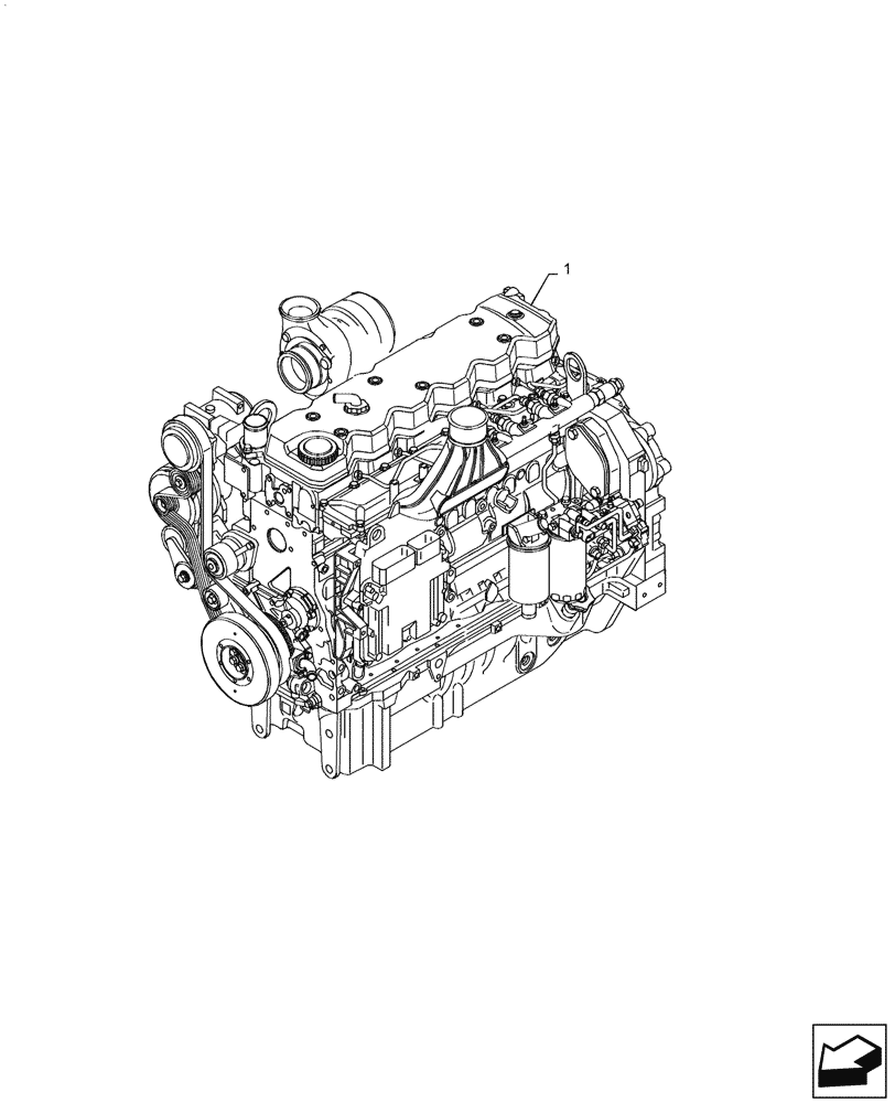 Схема запчастей Case IH PUMA1804 - (10.001.AD[02]) - ENGINE (10) - ENGINE