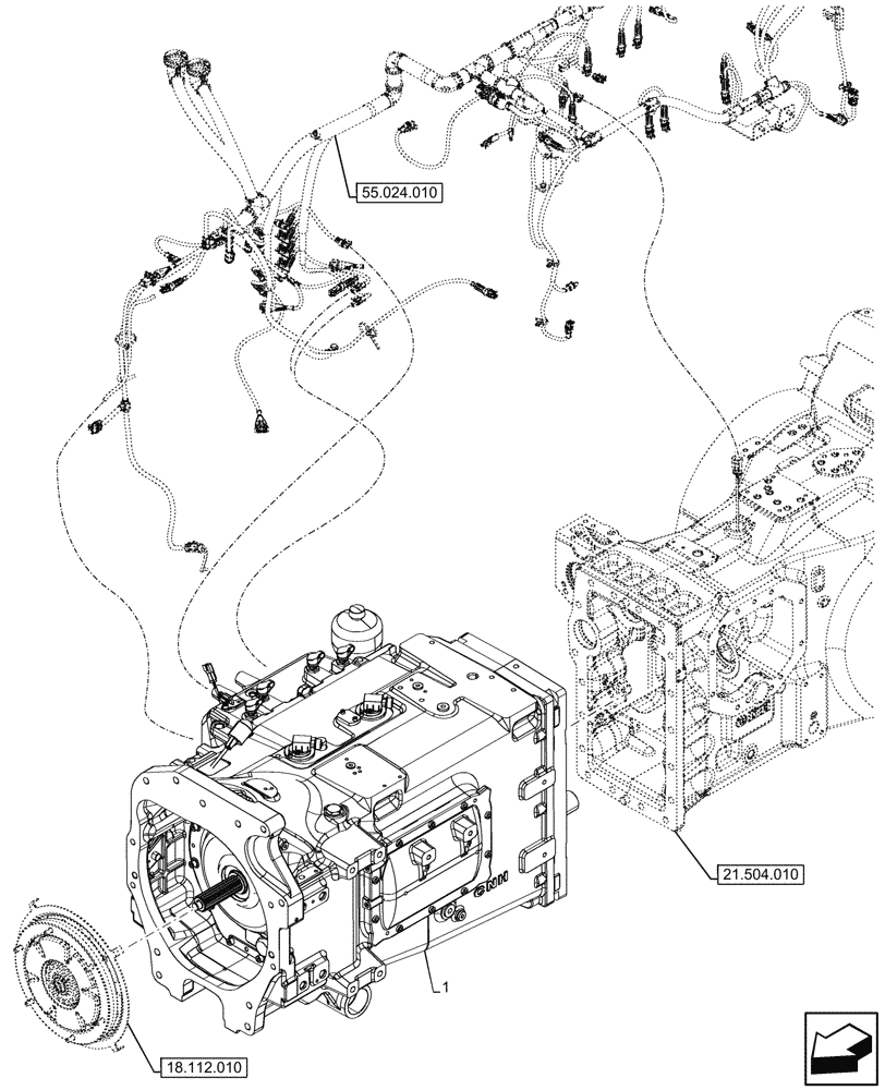 Схема запчастей Case IH OPTUM 270 CVT - (88.000.021[01]) - SERVICE KIT, TRANSMISSION (88) - ACCESSORIES