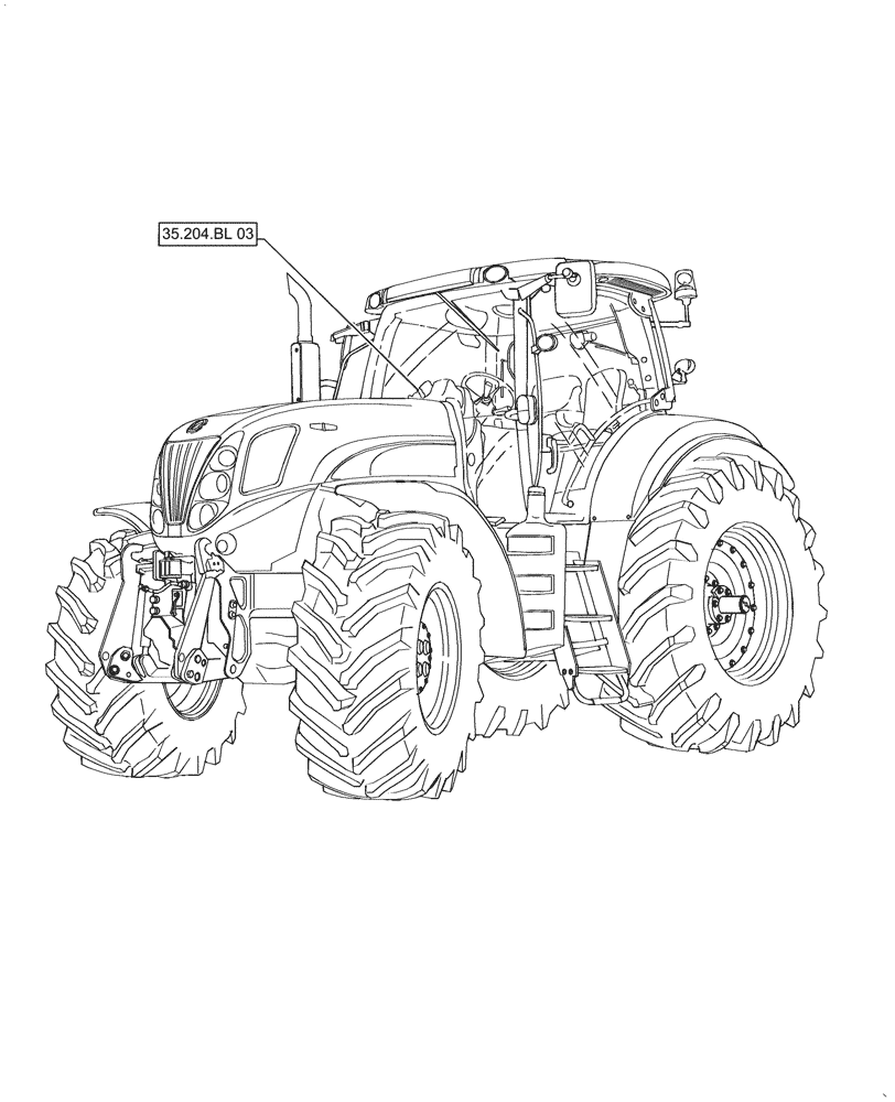 Схема запчастей Case IH PUMA1804 - (00.000.35[04]) - PICTORIAL INDEX - HYDRAULIC SYSTEMS (00) - GENERAL & PICTORIAL INDEX