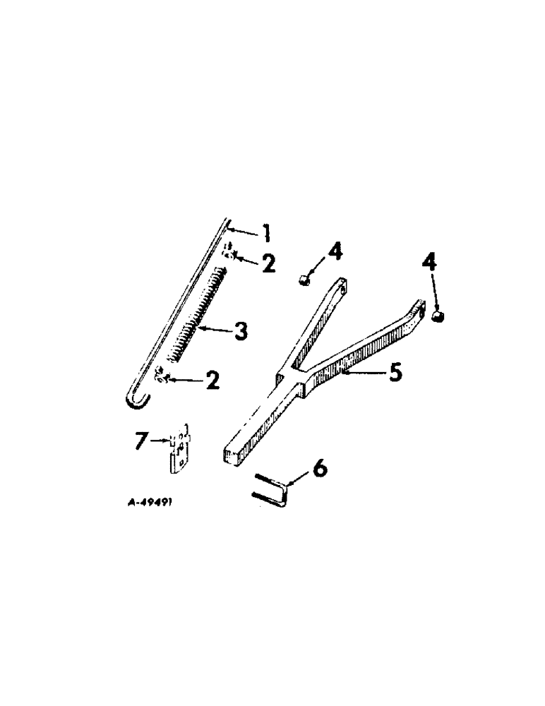 Схема запчастей Case IH INTERNATIONAL - (A-22) - REAR SECTIONS, CENTER TOOL BAR 