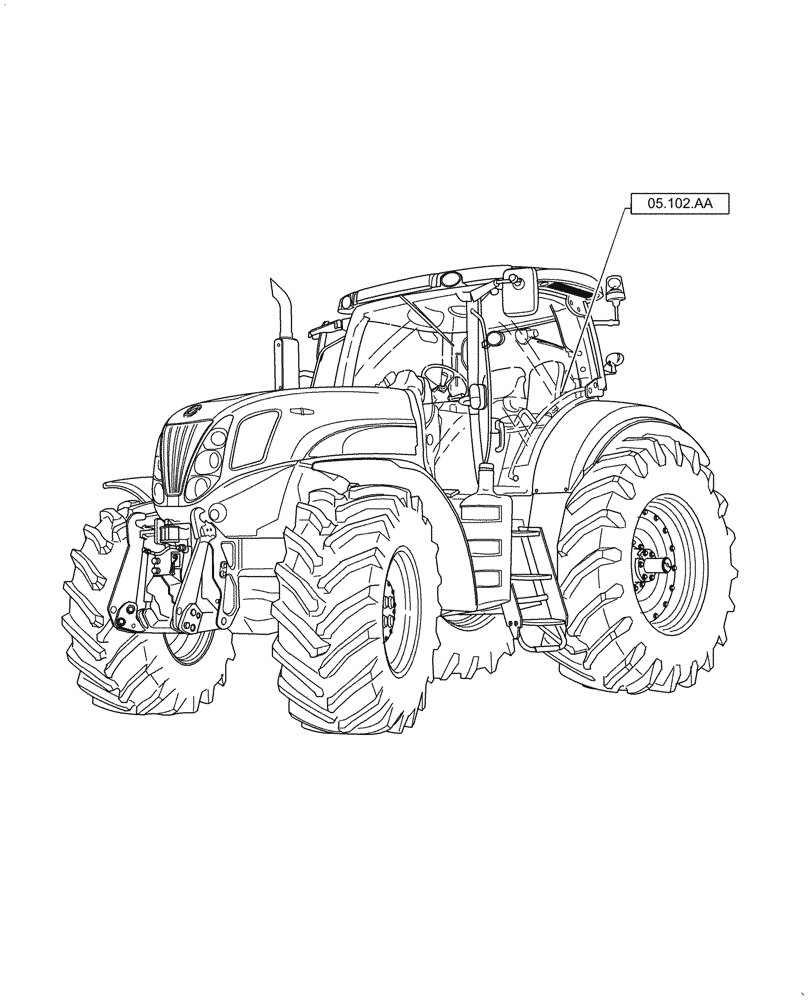 Схема запчастей Case IH PUMA1804 - (05.000.00[01]) - SECTION INDEX - SERVICE & MAINTENANCE (05) - SERVICE & MAINTENANCE