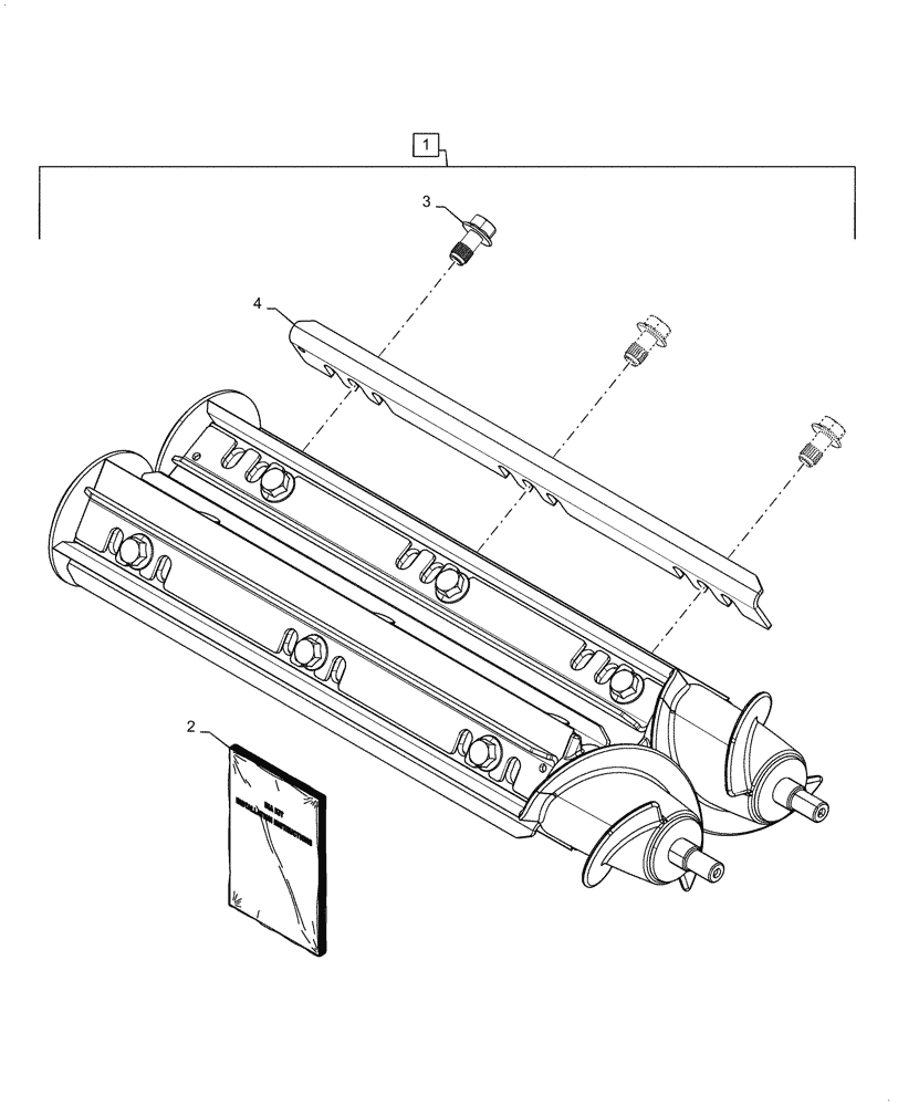 Схема запчастей Case IH 4406-38 - (88.090.03) - KIT ROW UNIT TRASH GRABBER (88) - ACCESSORIES