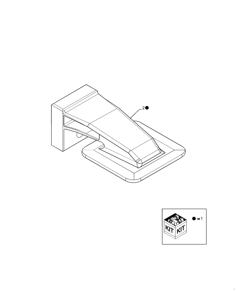 Схема запчастей Case IH 635 - (60.600.47[01]) - KIT PAD HOLDER 18 PACK (60) - PRODUCT FEEDING