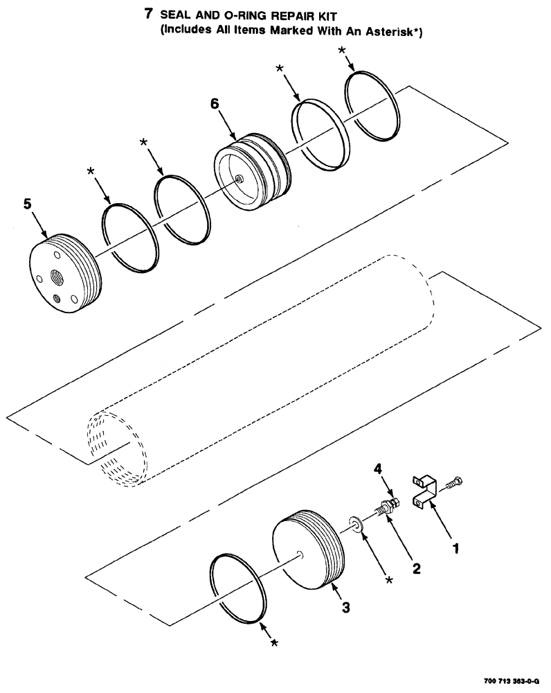 Схема запчастей Case IH 8880 - (08-032) - HYDRAULIC ACCUMULATOR ASSEMBLY (35) - HYDRAULIC SYSTEMS