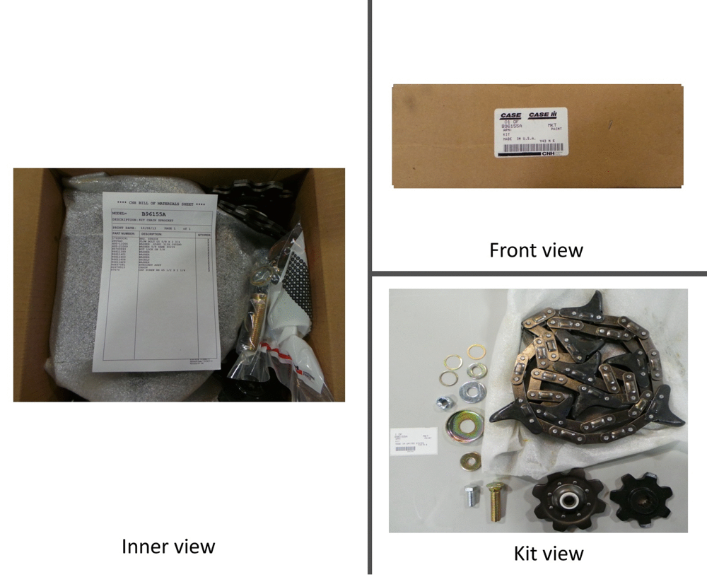 Схема запчастей Case IH 2406-30 - (20.23.01[01]) - KIT CHAIN SPROCKET (58) - ATTACHMENTS/HEADERS