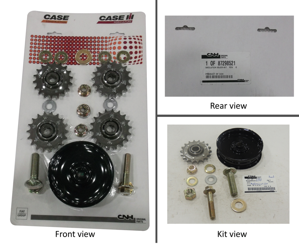 Схема запчастей Case IH RBX563 - (19.16) - KIT IDLER DECLUTCH (18) - ACCESSORIES