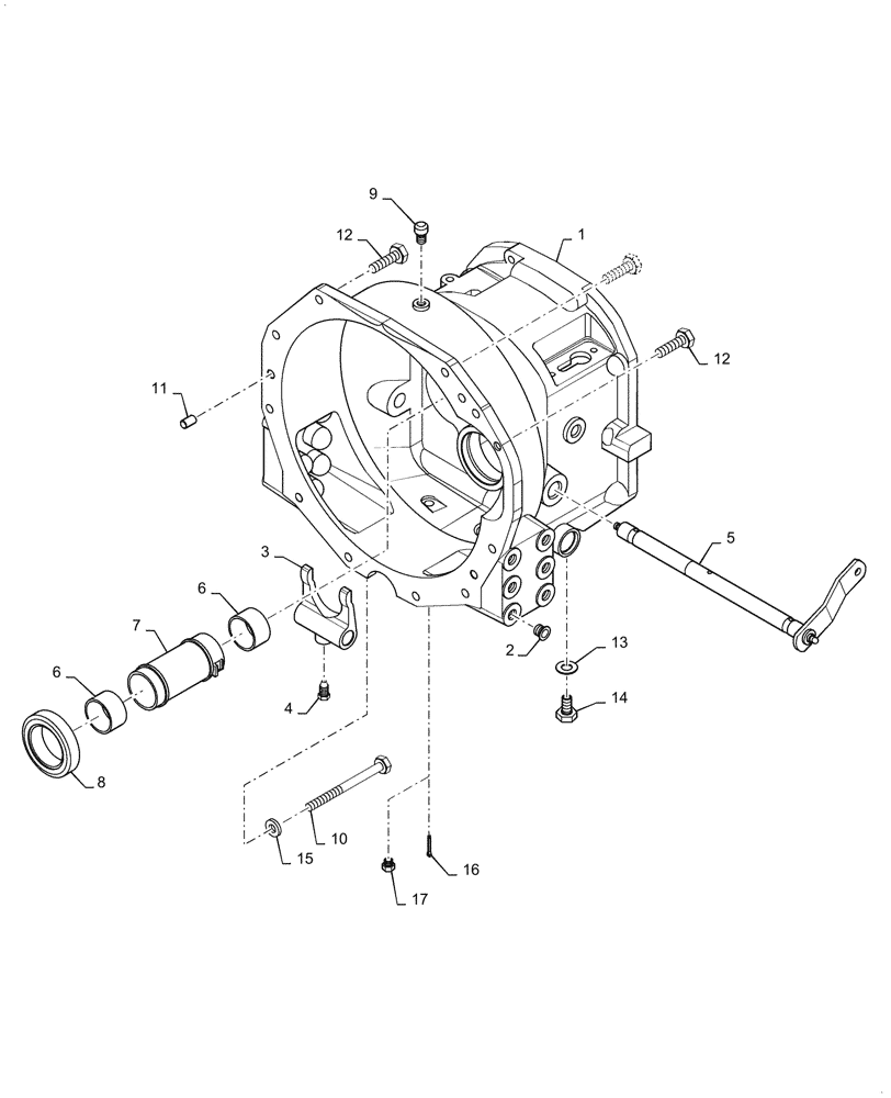 Схема запчастей Case IH FARMALL 55C - (18.100.020) - CLUTCH HOUSING, MECHANICAL TRANSMISSION (18) - CLUTCH