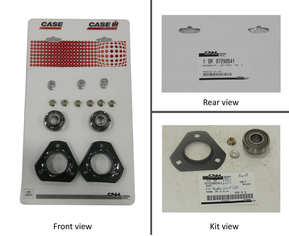 Схема запчастей Case IH RB564 - (15.81) - KIT BEARING NET WRAP ROLLER (15) - KNOTTER /WRAPPER