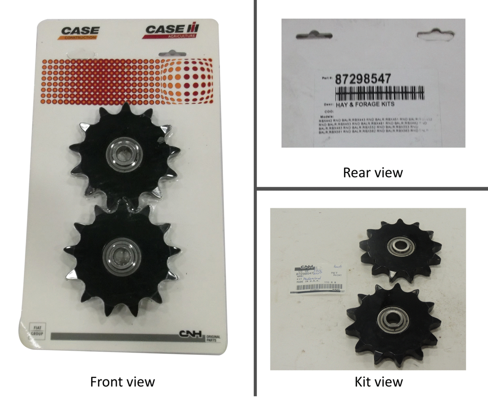 Схема запчастей Case IH RD163 - (58.120.07) - KIT APRON CLUTCH DRIVE SPROCKET (58) - ATTACHMENTS/HEADERS