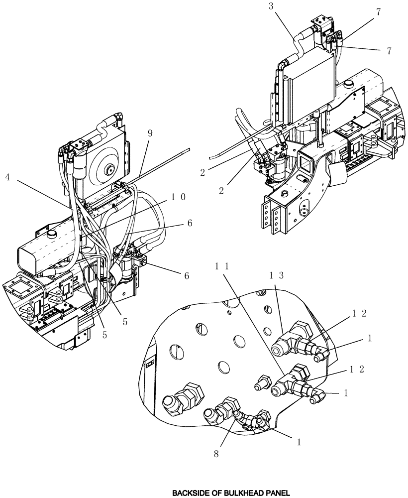 Схема запчастей Case IH 1200PT - (L.10.D[13]) - BULK FILL - 36 GAL PTO PUMP HOSE DETAILS L - Field Processing