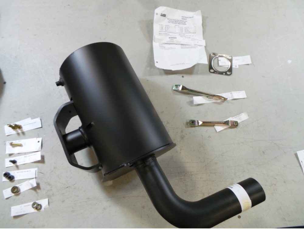 Схема запчастей Case IH 75XT - (88.090.02) - KIT MODIFIED MUFFLER SUPPORT (88) - ACCESSORIES
