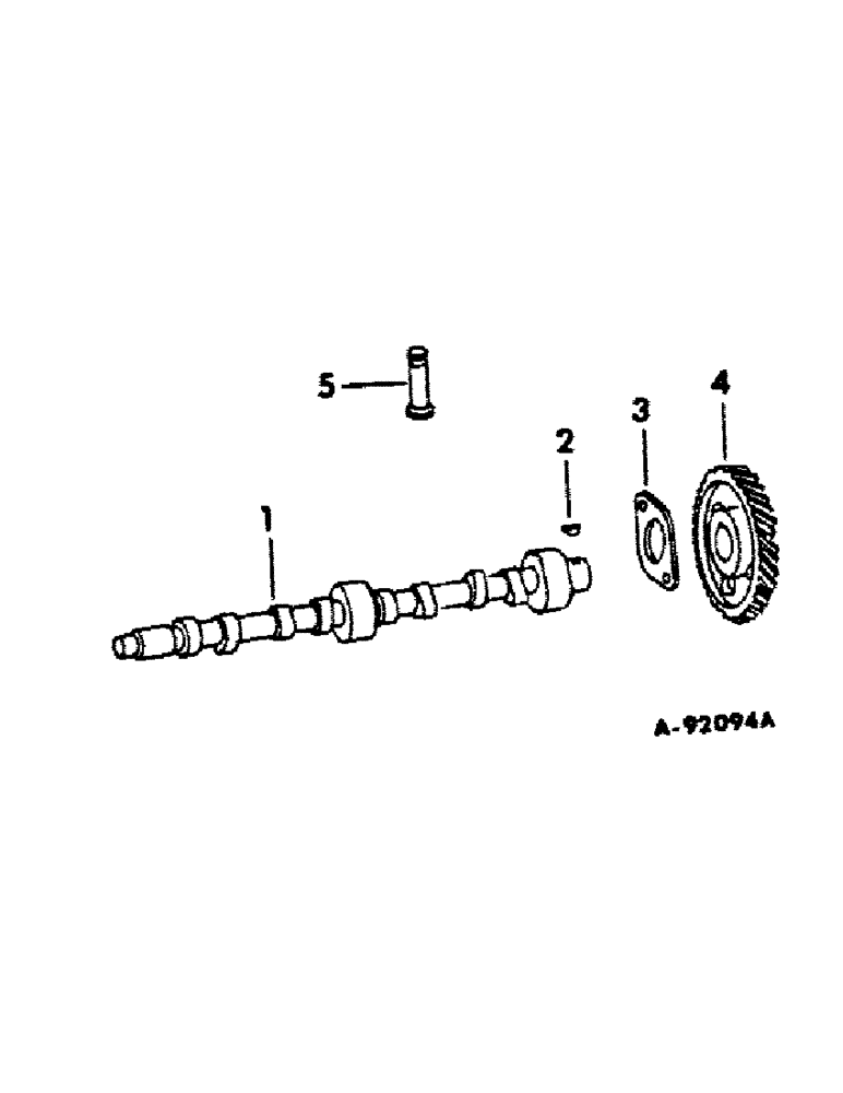 Схема запчастей Case IH 154 - (12-02) - POWER, C-60 ENGINE, CAMSHAFT, CAMSHAFT GEAR AND RELATED PARTS Power