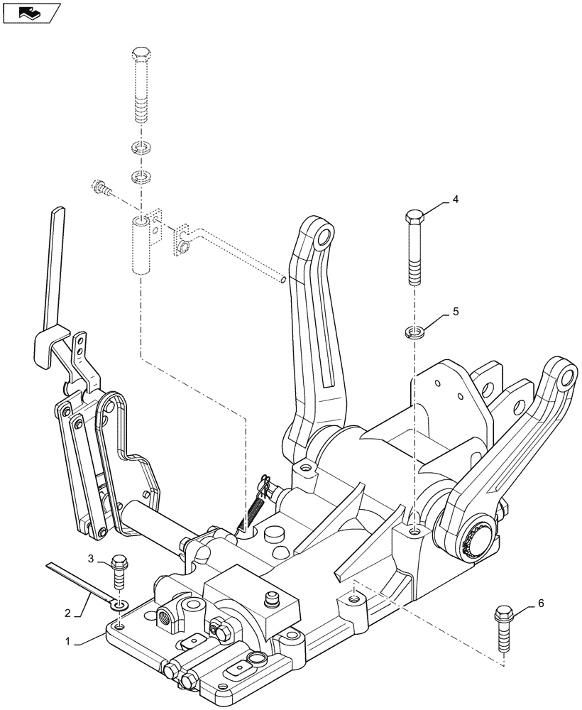 Схема запчастей Case IH FARMALL 55C - (88.100.060) - DIA KIT, HYDRAULIC HOUSING ASSEMBLY (88) - ACCESSORIES