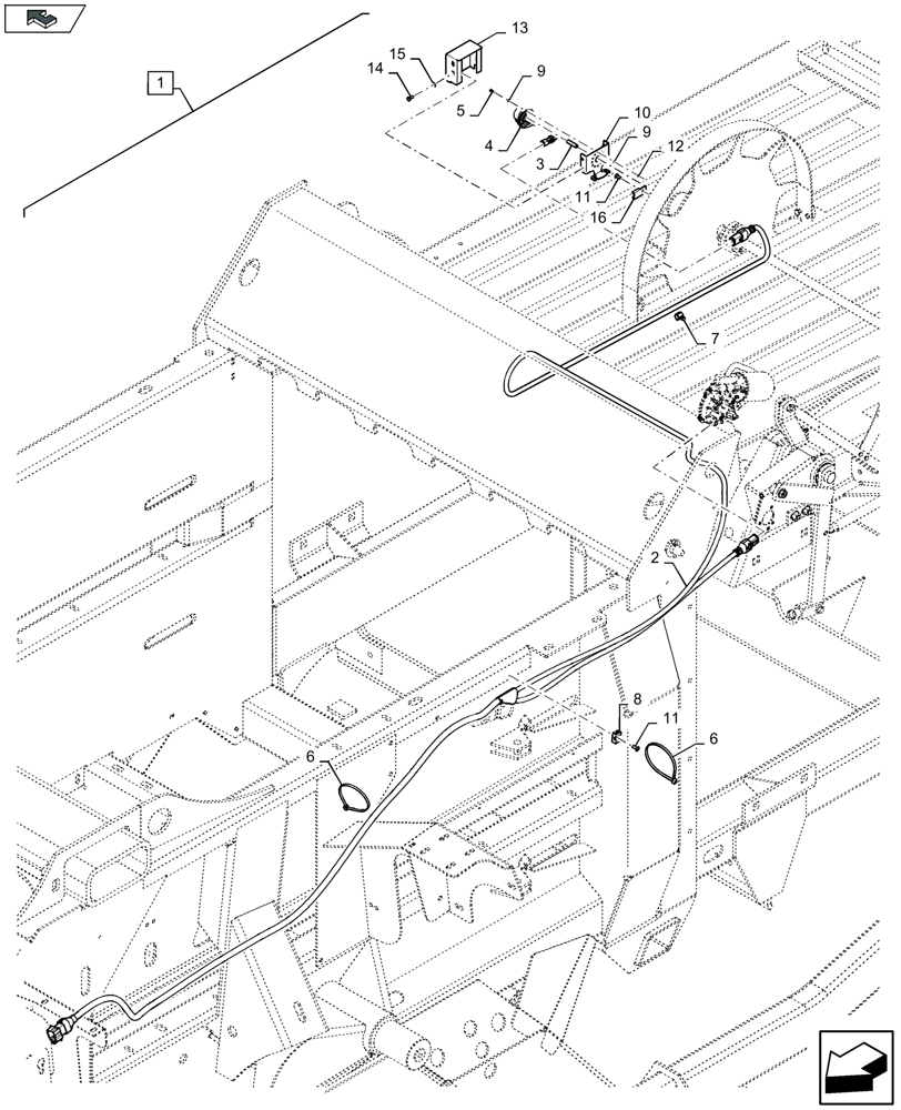 Схема запчастей Case IH LB434R - (88.055.037) - DIA KIT: LOGGING ENCODER KIT - D151 (88) - ACCESSORIES