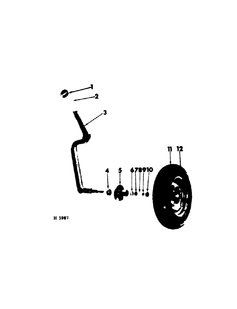 Схема запчастей Case IH 100 - (B-08) - FORECARRIAGE WHEEL 