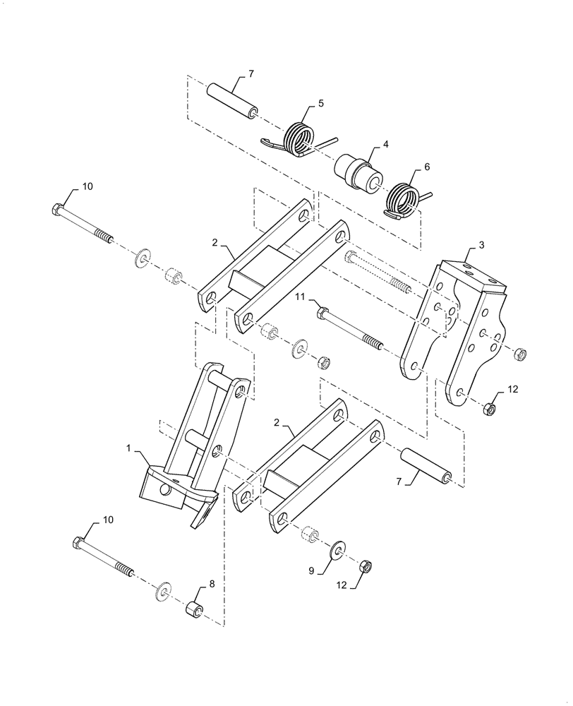 Схема запчастей Case IH 955 - (75.200.05[01]) - ROW CLEANER ASSEMBLY (75) - SOIL PREPARATION