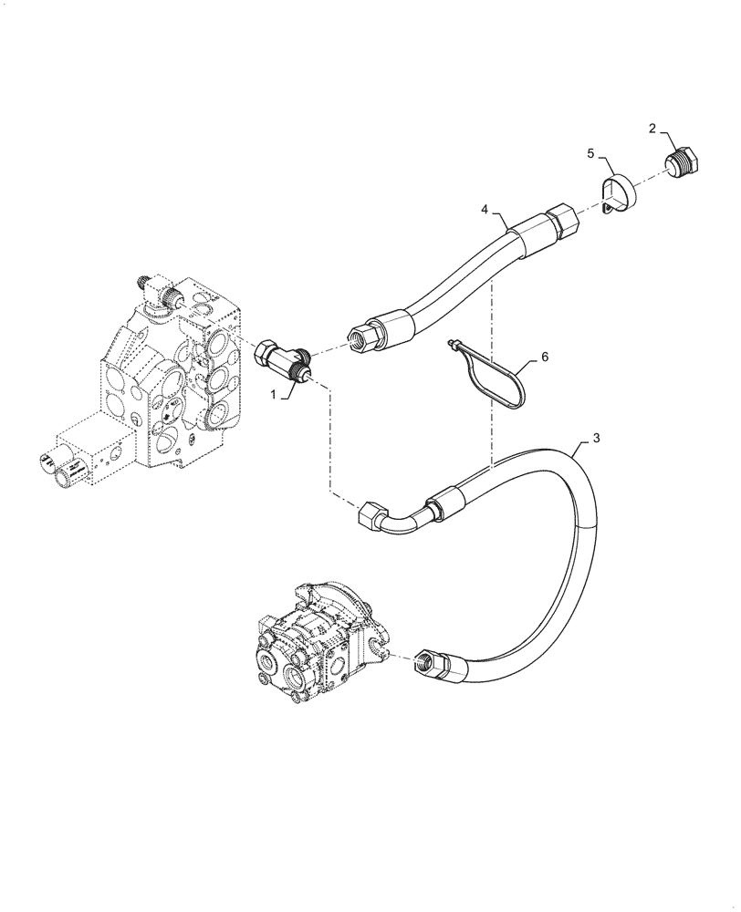 Схема запчастей Case IH SV340 - (35.525.050) - HYDRAULIC VALVE SUPPLY LINES MECH-EH, EU (35) - HYDRAULIC SYSTEMS