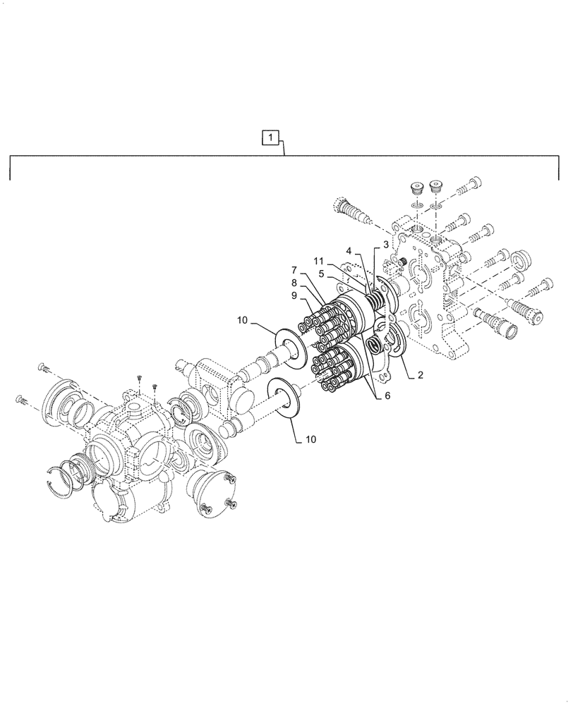 Схема запчастей Case IH FARMALL 35A - (29.202.AJ[03]) - HYDROSTATIC PUMP ROTATING GROUP (29) - HYDROSTATIC DRIVE