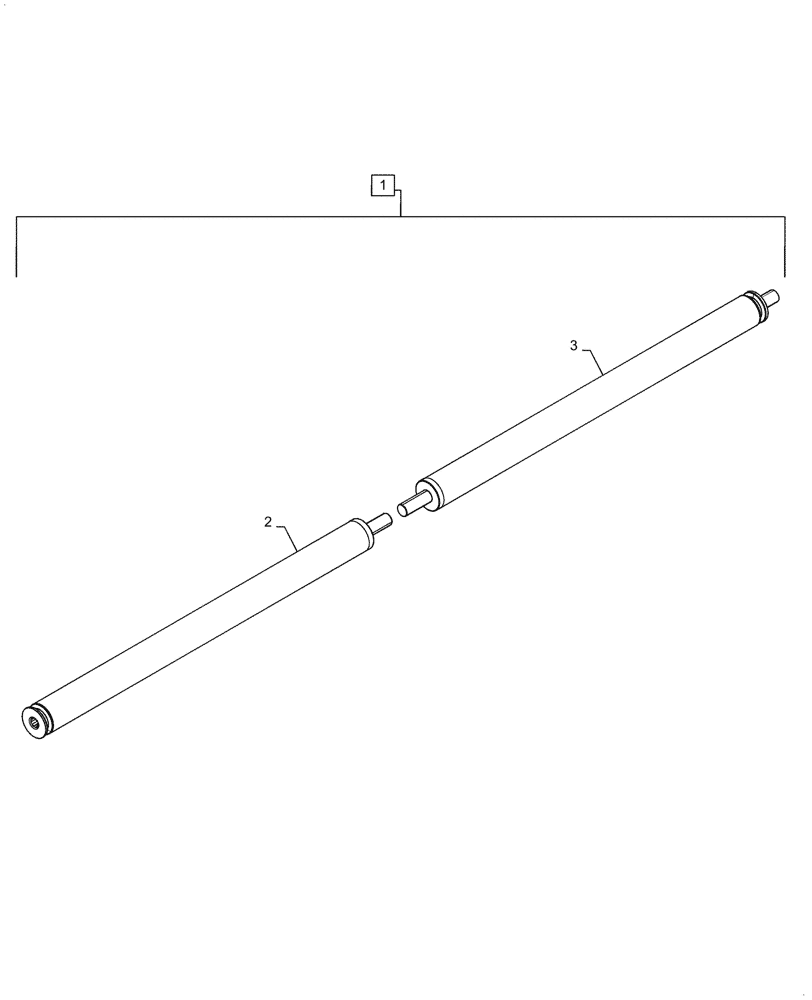 Схема запчастей Case IH 3152 - (88.058.33) - KIT, ROLLER SHAFT VULCANIZED (88) - ACCESSORIES