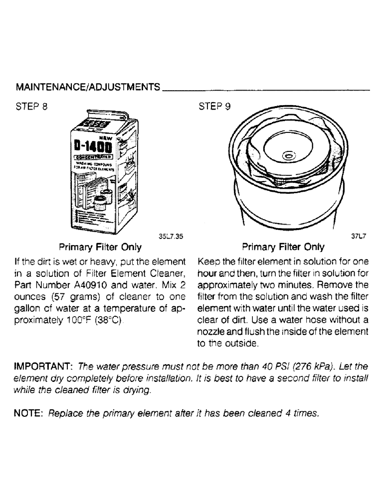 Схема запчастей Case IH 6830T - (1-33) - MAINTENANCE, ADJUSTMENTS 