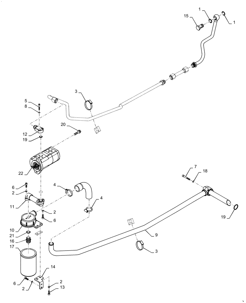 Схема запчастей Case IH FARMALL 60A - (35.220.AA[02]) - AUXILIARY HYDRAULIC PUMP (35) - HYDRAULIC SYSTEMS