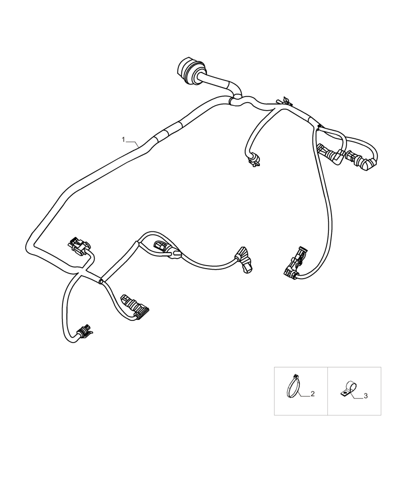 Схема запчастей Case IH A8800 - (55.516.AN) - WIRE HARNESS, PUMP - MY 2017 (55) - ELECTRICAL SYSTEMS