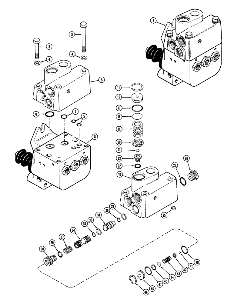 Схема запчастей Case IH 1370 - (252) - G34992 BRAKE VALVE ASSEMBLY, PART NUMBER STAMPED ON COVER, USED PRIOR TO P.I.N. 8803261 (07) - BRAKES