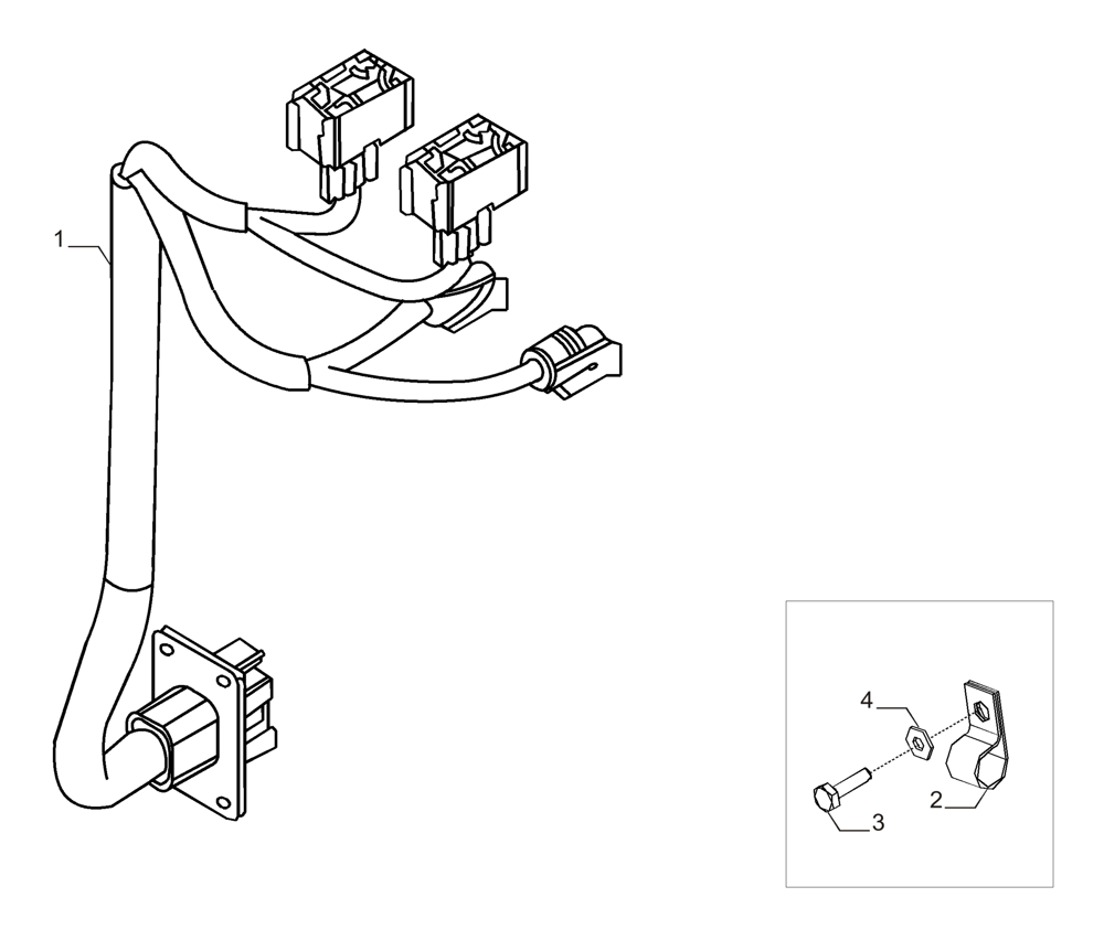 Схема запчастей Case IH A8800 - (55.100.AF[08]) - WIRE HARNESS - MY 2017 (55) - ELECTRICAL SYSTEMS